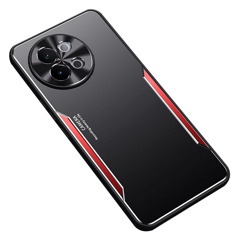 For vivo S18e 5G Case Comfort Grip Aluminium Alloy+TPU Phone Cover For vivo S18e 5G Case Comfort Grip Aluminium Alloy+TPU Phone Cover